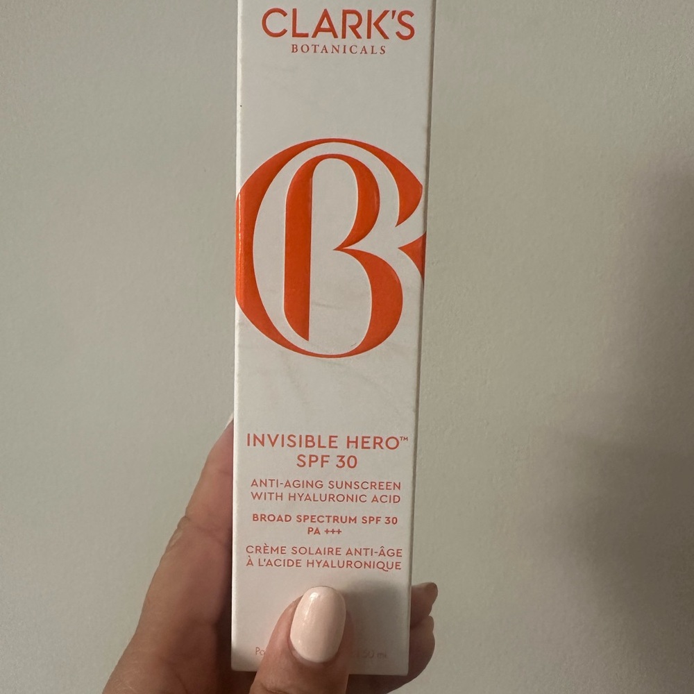 Invisible Hero SPF 30 Sunscreen - White and Orange